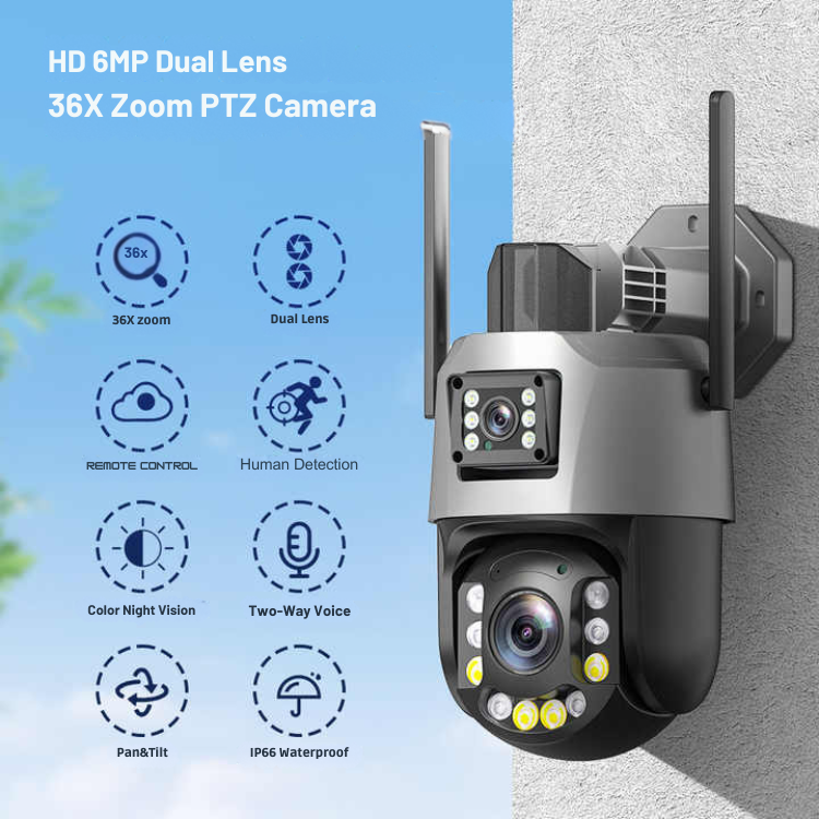 Merchills 4G Solar PTZ CCTV Camera – Dual-Lens, Auto-Tracking, 24/7 Video Monitoring, NAS-Ready Outdoor Security for Farms, Airports & Highways with 3-Year Warranty